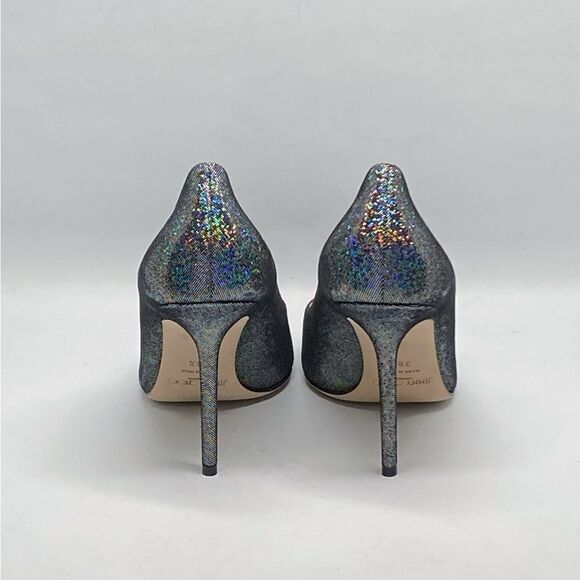 Jimmy Choo Love Iridescent Silver Pump size 38.5 - Picture 8 of 12